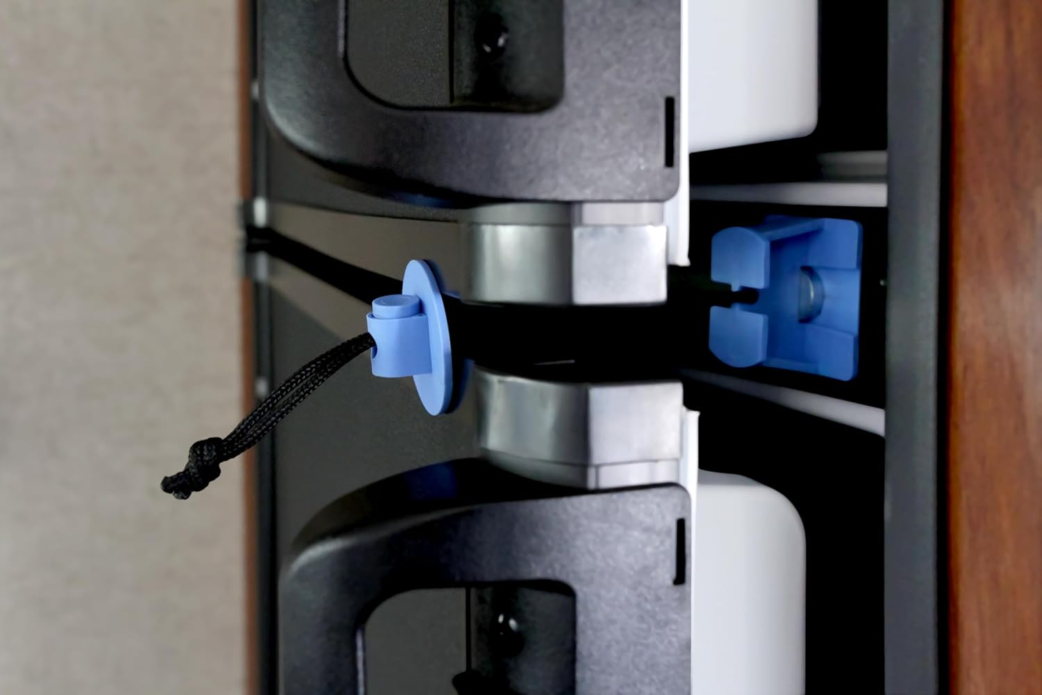 Camco 44105 RV Adjustable Fridge Door Block, Blue image number 4