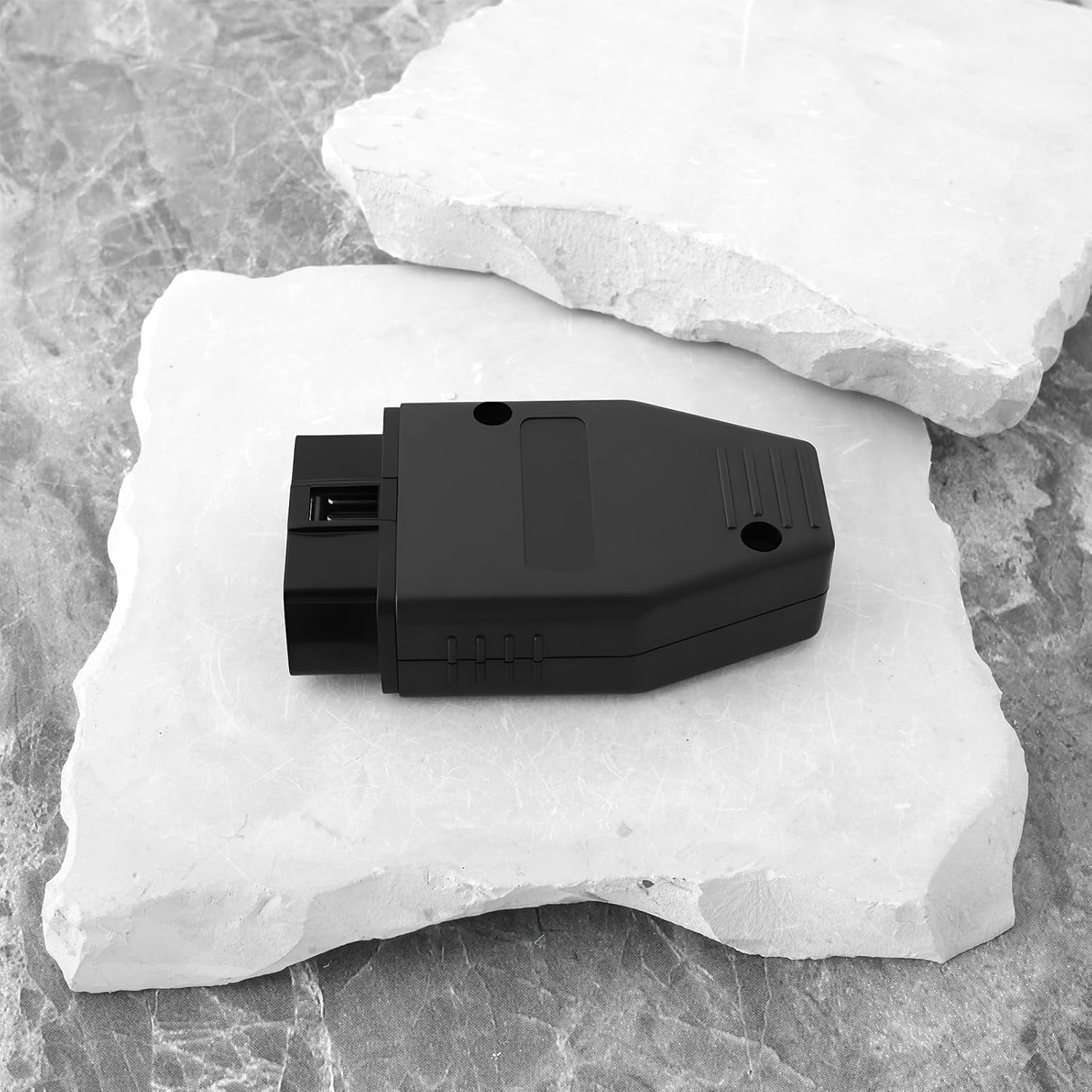 SING F LTD 2 Sets Car OBD2 16 Pin Connectors 12V OBDII Male Wiring Plug Adapter with Screw Shell for Car Truck Black image number 2