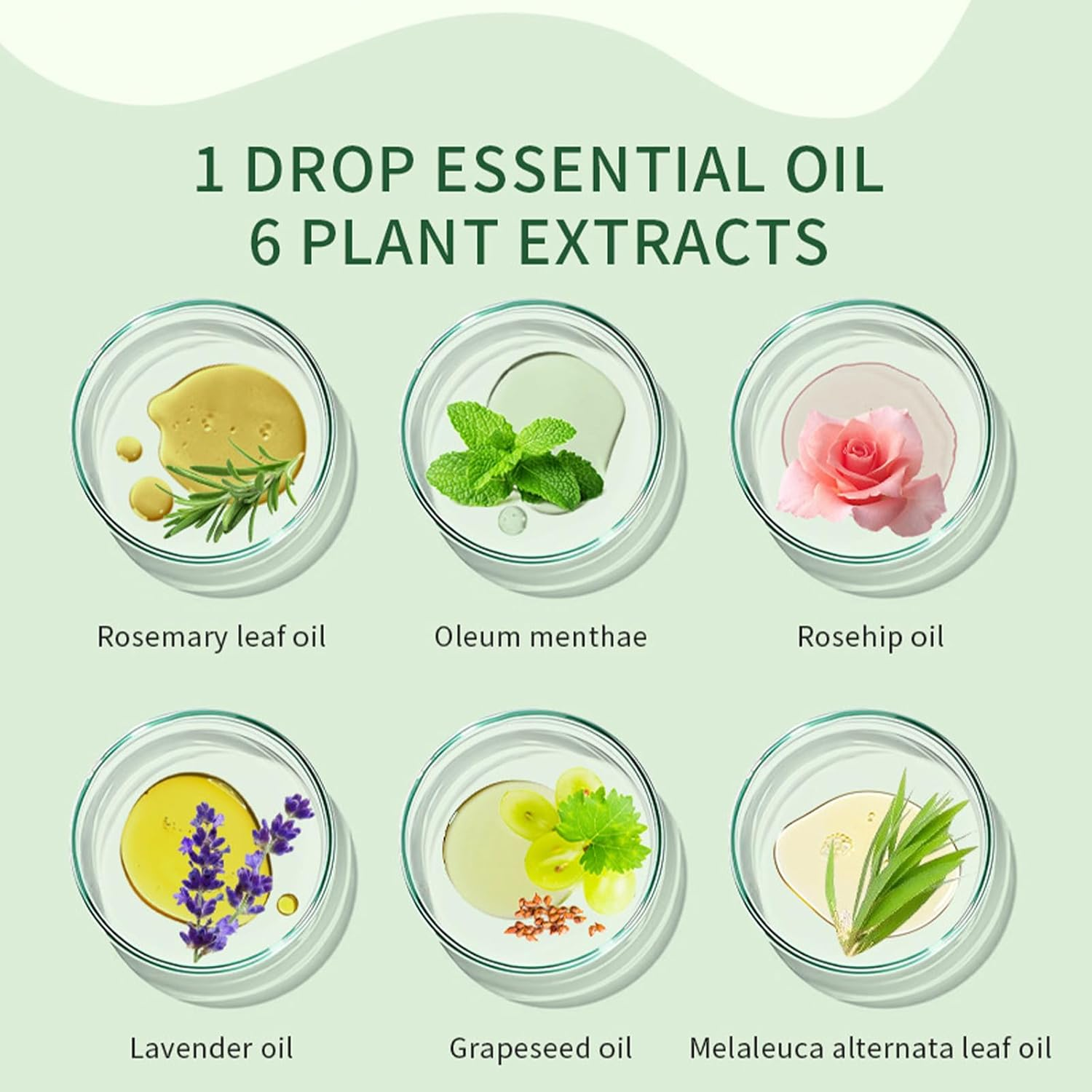 Rosemary Essential Oil, Organic Rosemary Oil for Hair Growth, Aromatherapy Essential Oil for Relaxation, Skin & Hair Women & Men (2.02 Fl Oz)