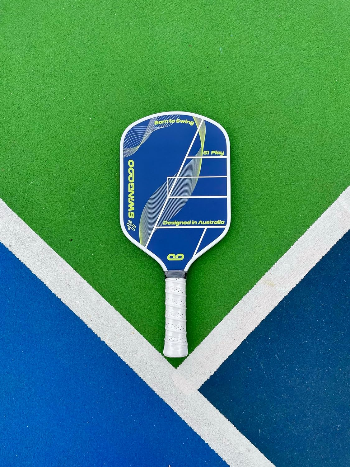 Swingooo Pickleball Paddle Set, 2 Composite Face Paddles with Polymer Core, 220G, Cushion Grip, Includes 2 S40 Play Balls, Beginner Level image number 4