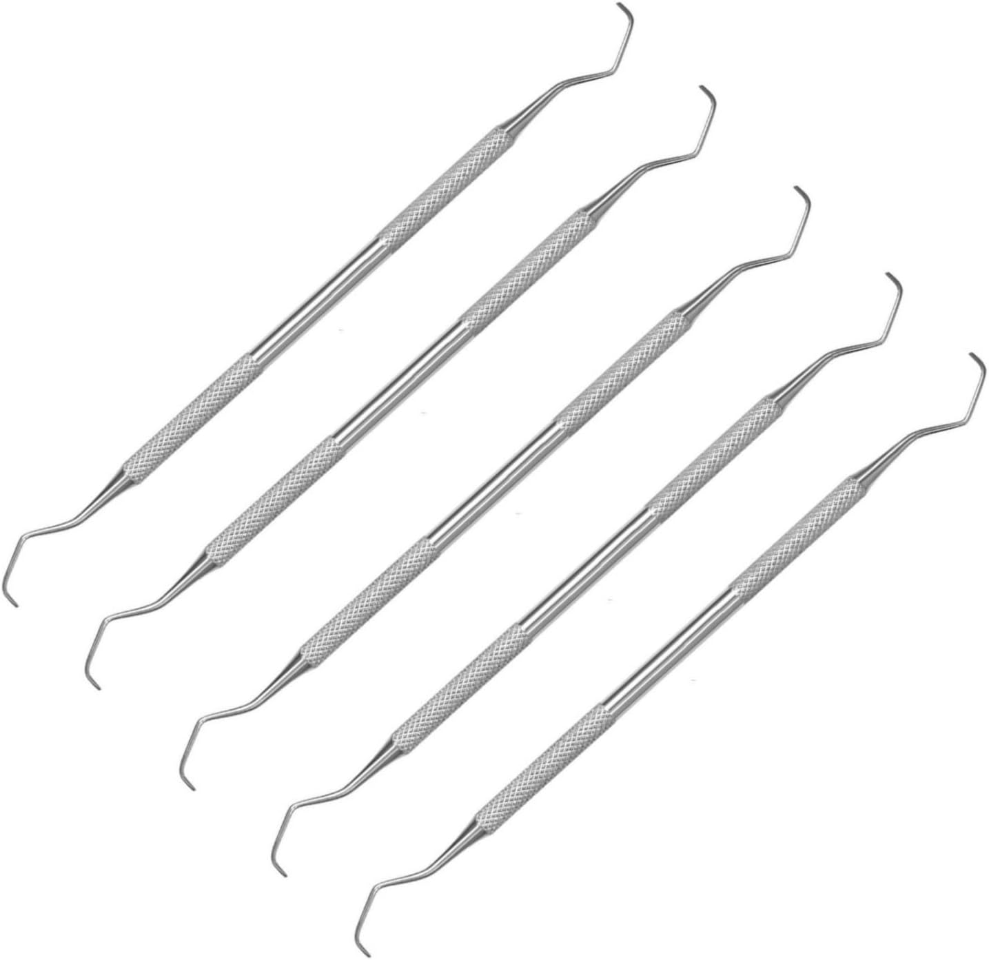 Dental Instruments Gracey Curette Scaler - Double Ended Tartar Remover - by DMX INTL (Pack of 2) image number 1
