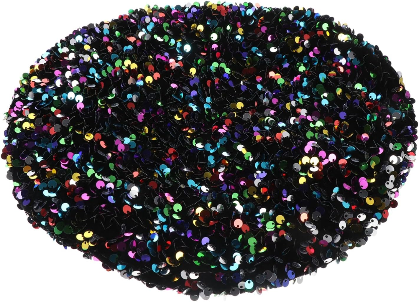 OATIPHO Sparkly Sequins Beret Lightweight Winter Hat for Women Fashion Shimmer Dance Party Cap with Comfortable Breathable Material Durable Stylish Autumn Accessory