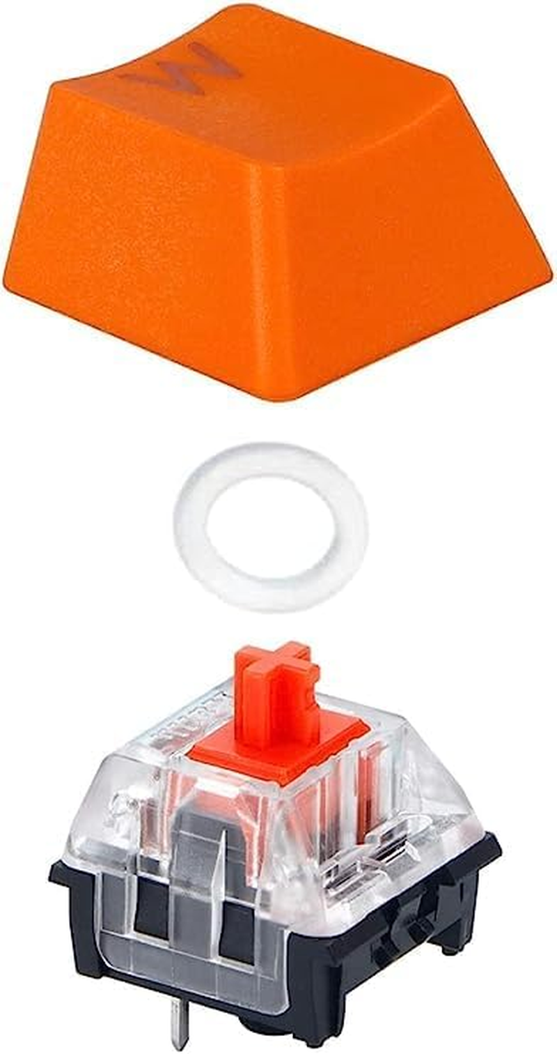 150Pcs Rubber O-Ring Switch Dampeners Keycap White for Cherry MX Key Switch Keyboards Dampers image number 2
