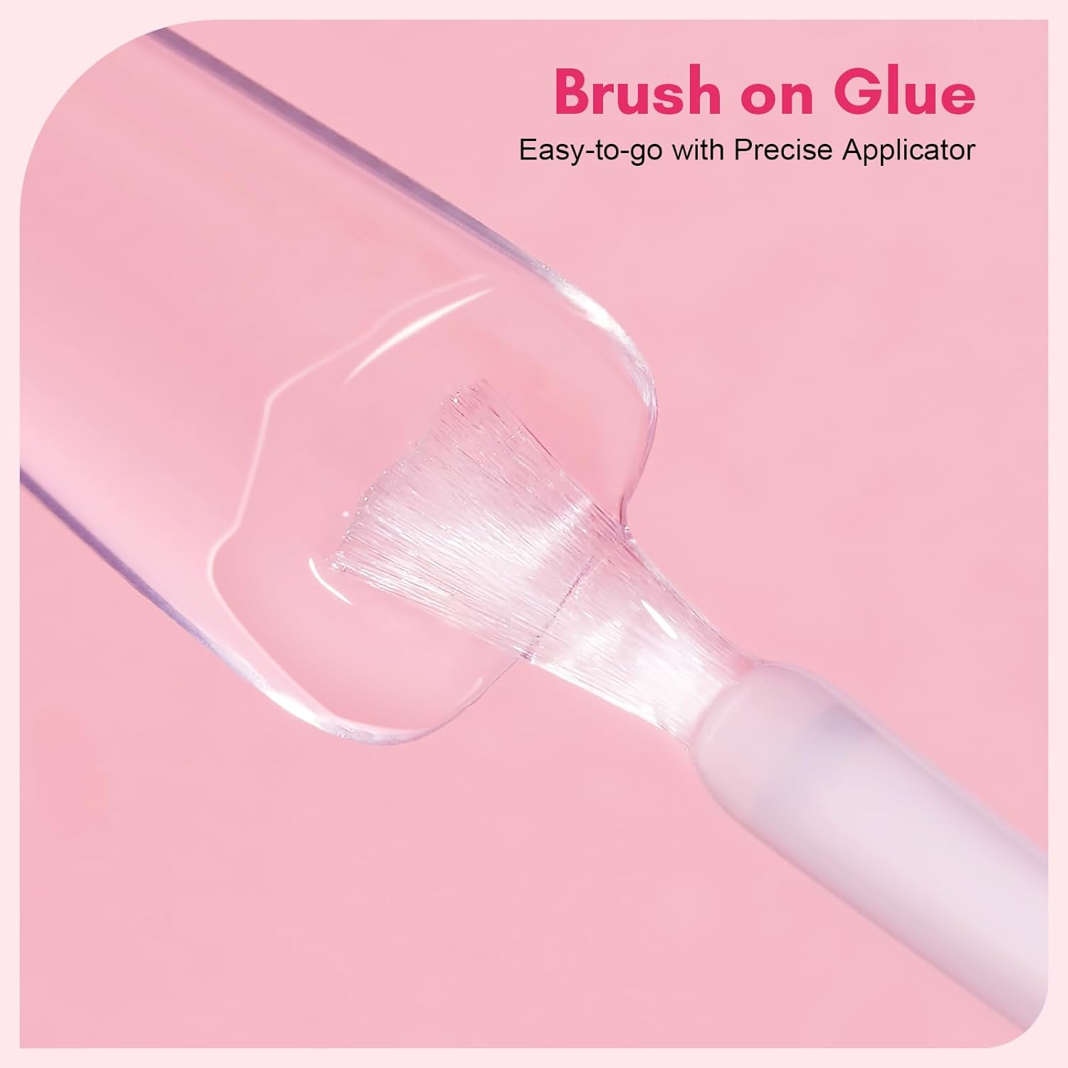 Makartt Super Strong Nail Glue for Acrylic Nail Tips - Brush on Nail Bond for Press on Nails & Broken Nails Repair - 3 Packs, 7ML image number 1