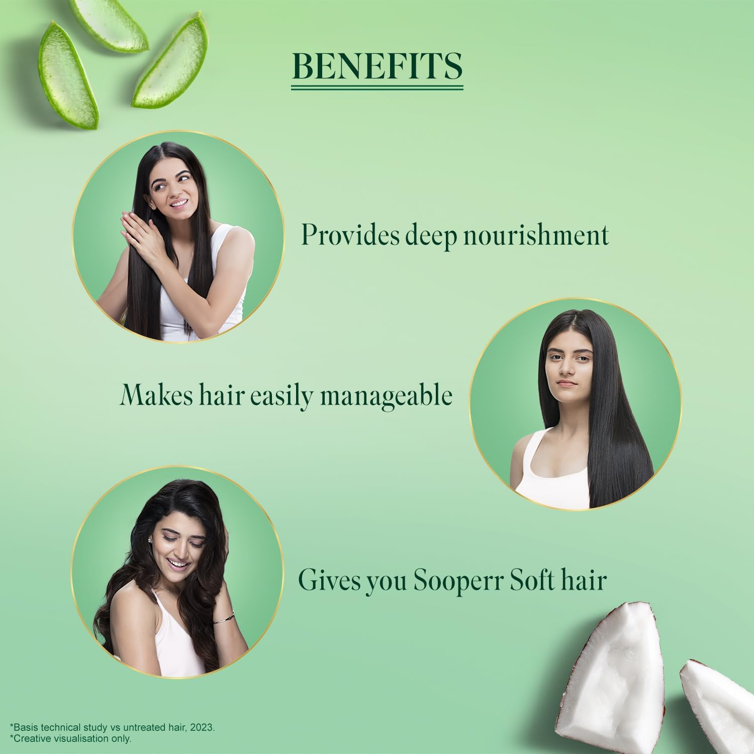 Advansed Aloe Vera Enriched Coconut Hair Oil Gold | 5 image number 2