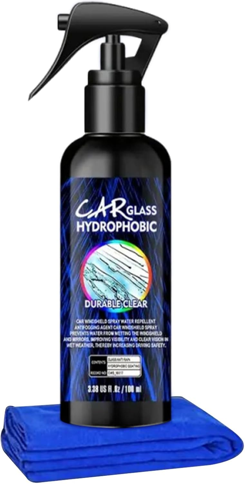 Car Window Cleaner Spray,100Ml Car Window Coating Spray | Automotive Cleaning Accessory for Motorcycle Tire Headlight Windshield Truck RV Marine Furniture image number 3