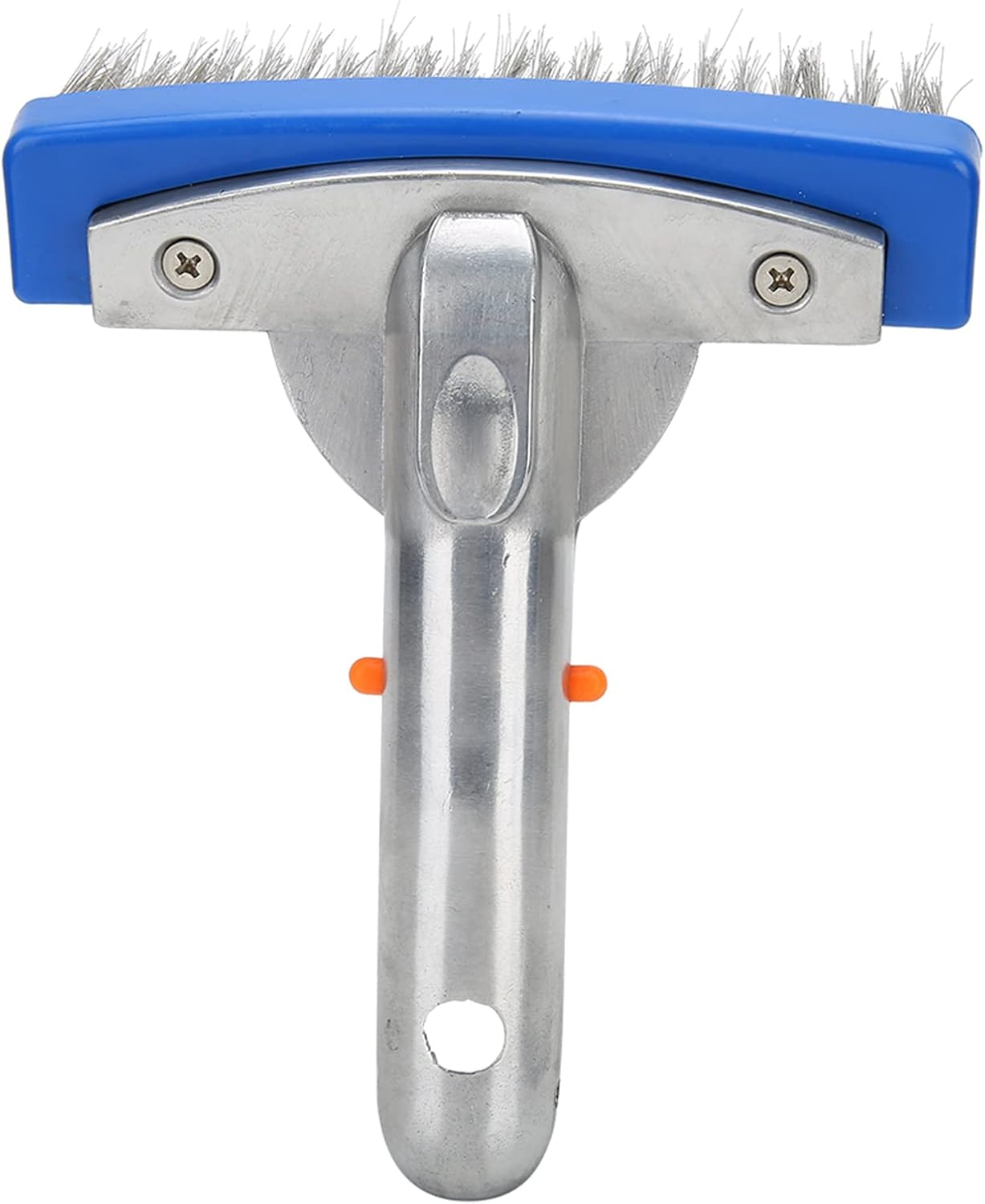 Swimming Pool Stainless Steel Brush, 5.5In, Easy to Glide, Easy Installation, for Spa Pond Floor Wall Cleaning Equipment image number 2