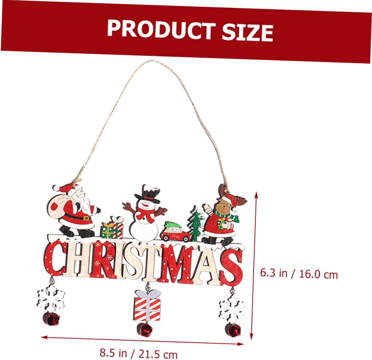 Old Man Snowman House Pendant Welcome Sign for Front Door Christmas Welcome Signs for Porch Decoration Christmas Home Decorations image number 4