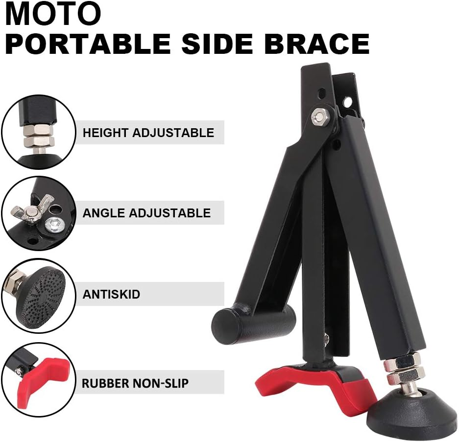 Motorcycle Rear and Front Wheel Lift Stand Trail Stand Easy and Portable-Second Generation for Most Motorcycle Wheels image number 5