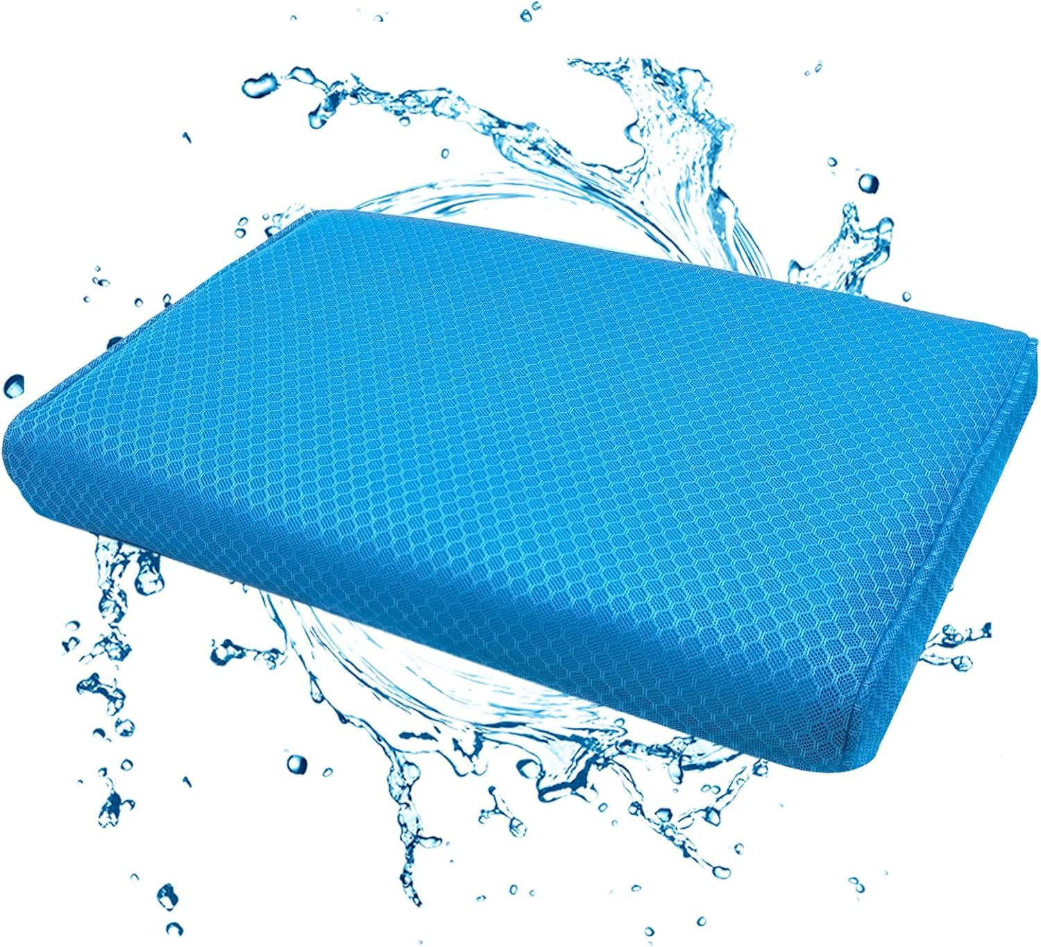 Shower Seat Cushion for Shower Chairs, Transfer Benches in Bathtub, Cushion for Sauna, 3D Mesh Pad with Hook, Slip-Resistant, Design for Elderly, Senior, Handicap & Disabled
