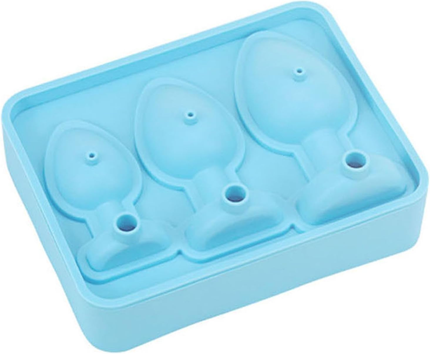 Shaped Large Silicone for Whiskey Cocktails,Brandy and Juice Beverages Tray, Freezer Cocktail Coffee Drinks Beverage Crafting, Plug Bar, Cocktails, Whiskey, Cool Drinks, Tea, Coffee (Blue) image number 5