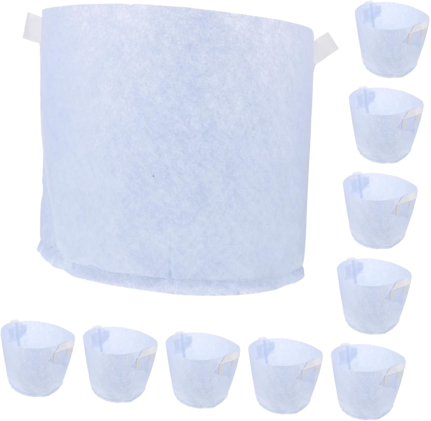 DECOMELODY 10Pcs Non-Woven Fabric Plant Growing Bags for Potatoes Tomatoes and Flowers Breathable Cultivation Pouch for Healthy Root Development and Maximized Gardening Space image number 6