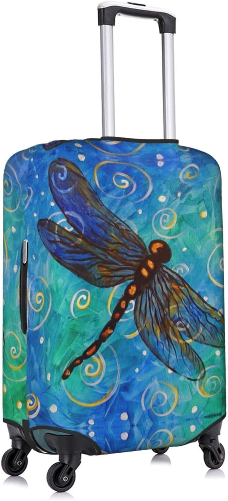 Dragonfly Luggage Cover Anti-Scratch Suitcase Protector Fits 18-32 Inch Luggage image number 2