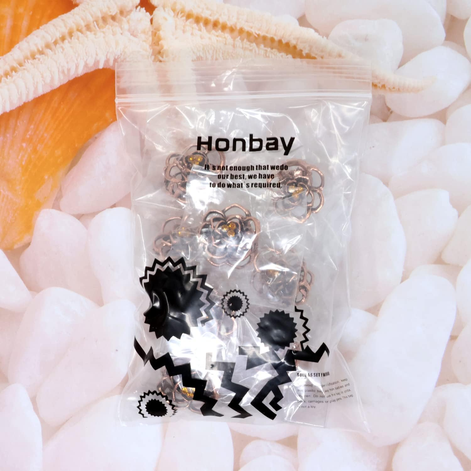 Honbay 8PCS Mini Vintage Rose Hair Claw Clips Sweet Hair Clips Small Hair Barrettes Decorative Hair Accessories for Wedding Party or Daily image number 3