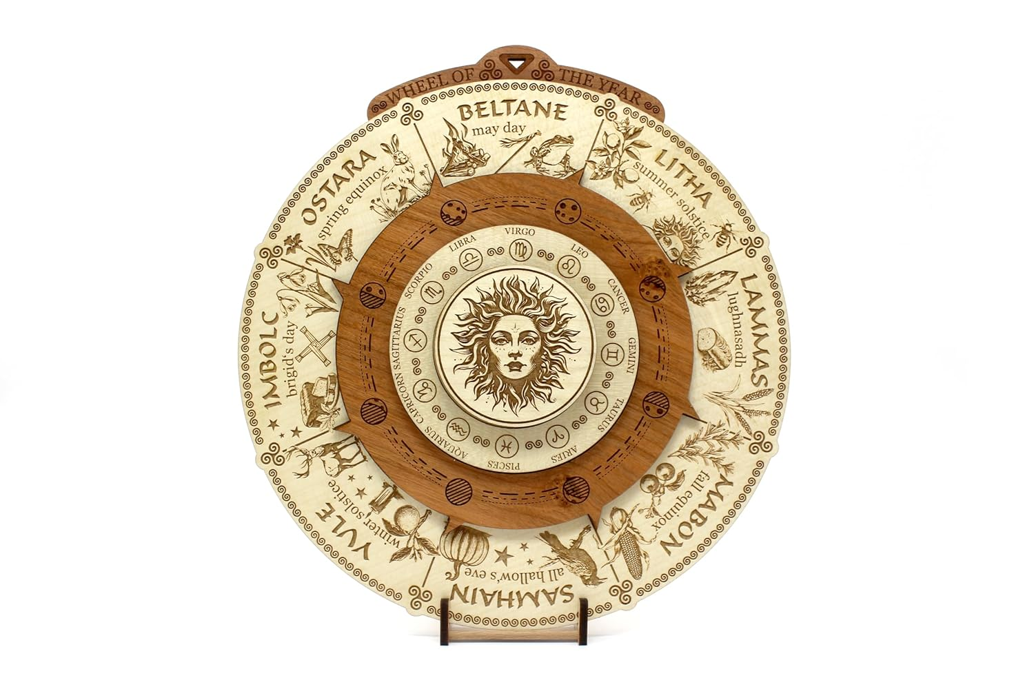 Bausatz Jahresrad / Heidnischer Jahreskreis: Wicca-Jahreskreis Mit St&auml;nder image number 4