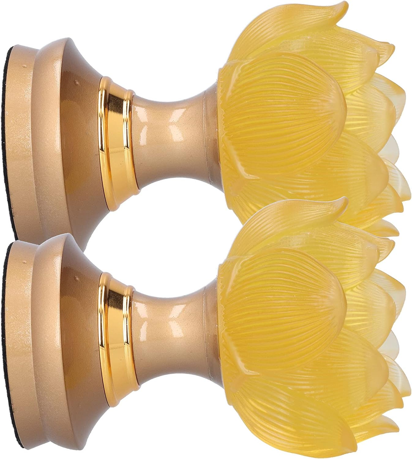 NDNCZDHC Lotus Light 2Set LED Lotus Buddha Lamp Imitated Colored Glaze Prayer Light Home Meditation Buddhist Supplies 100-240V(AU Plug) image number 3