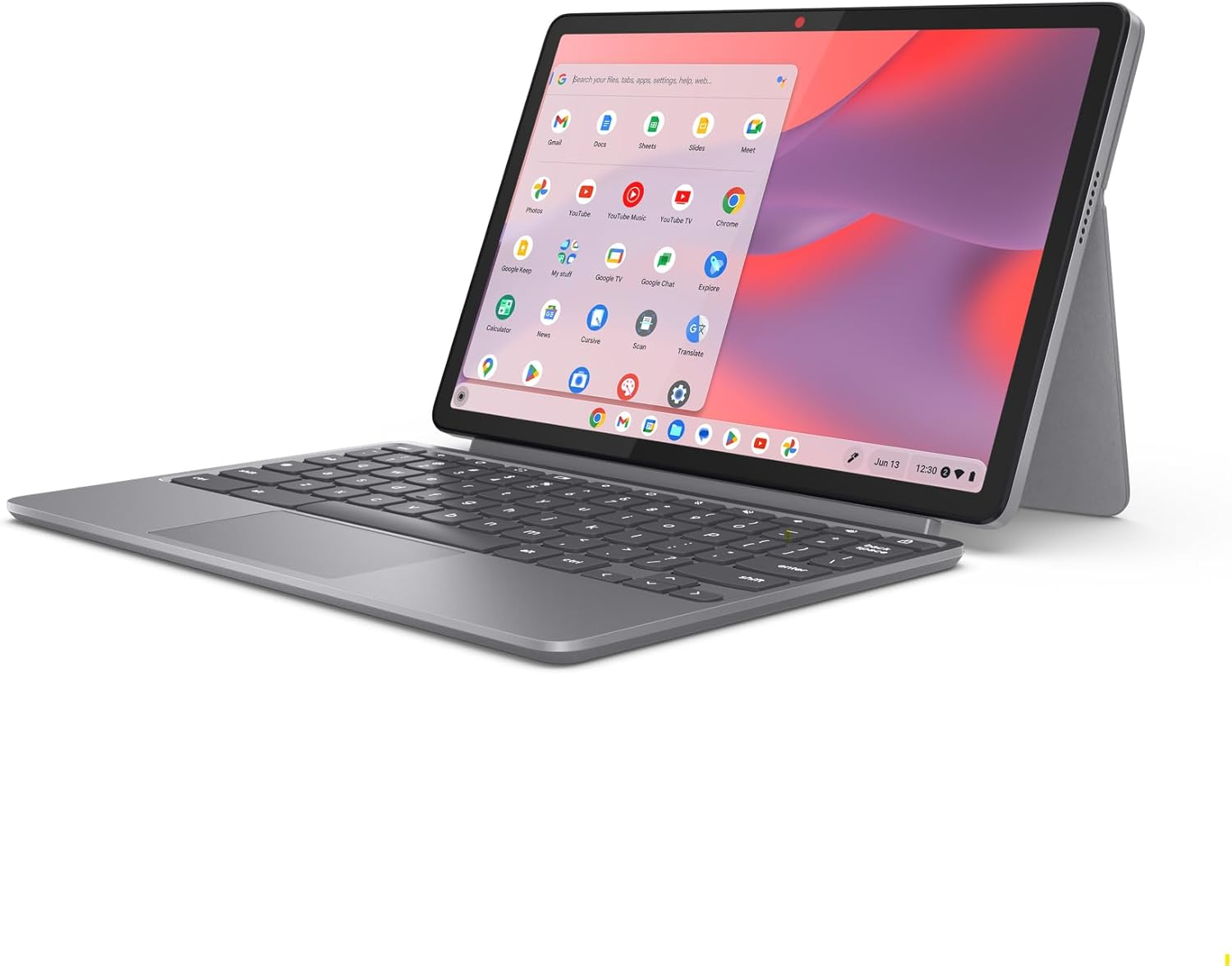 Lenovo Chromebook Duet 11 10.95-Inch FHD Display with 10 Point Multi Touch Mediatek Kompanio 838 128 GB Emmc 4 GB Chromeos, Luna Grey image number 6