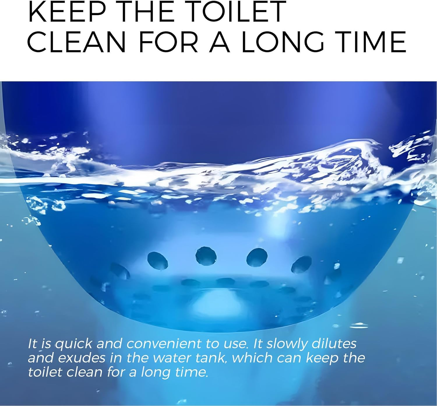 Bewinner 2Pcs Toilet Bowl Cleaners, Toilet Tank Cleaner for All Toilets, Long Lasting Effective Automatic Cleaning Odor Dirt Removal image number 5