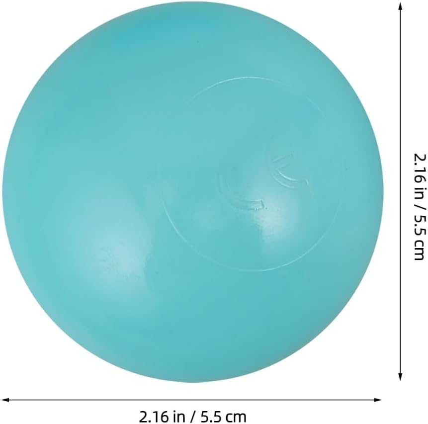 Totority 100Pcs 5 * 5 * 5Cm Toddler Crush Proof Plastic Balls Star Shaped Ocean Balls for Kids Water Play Party image number 6