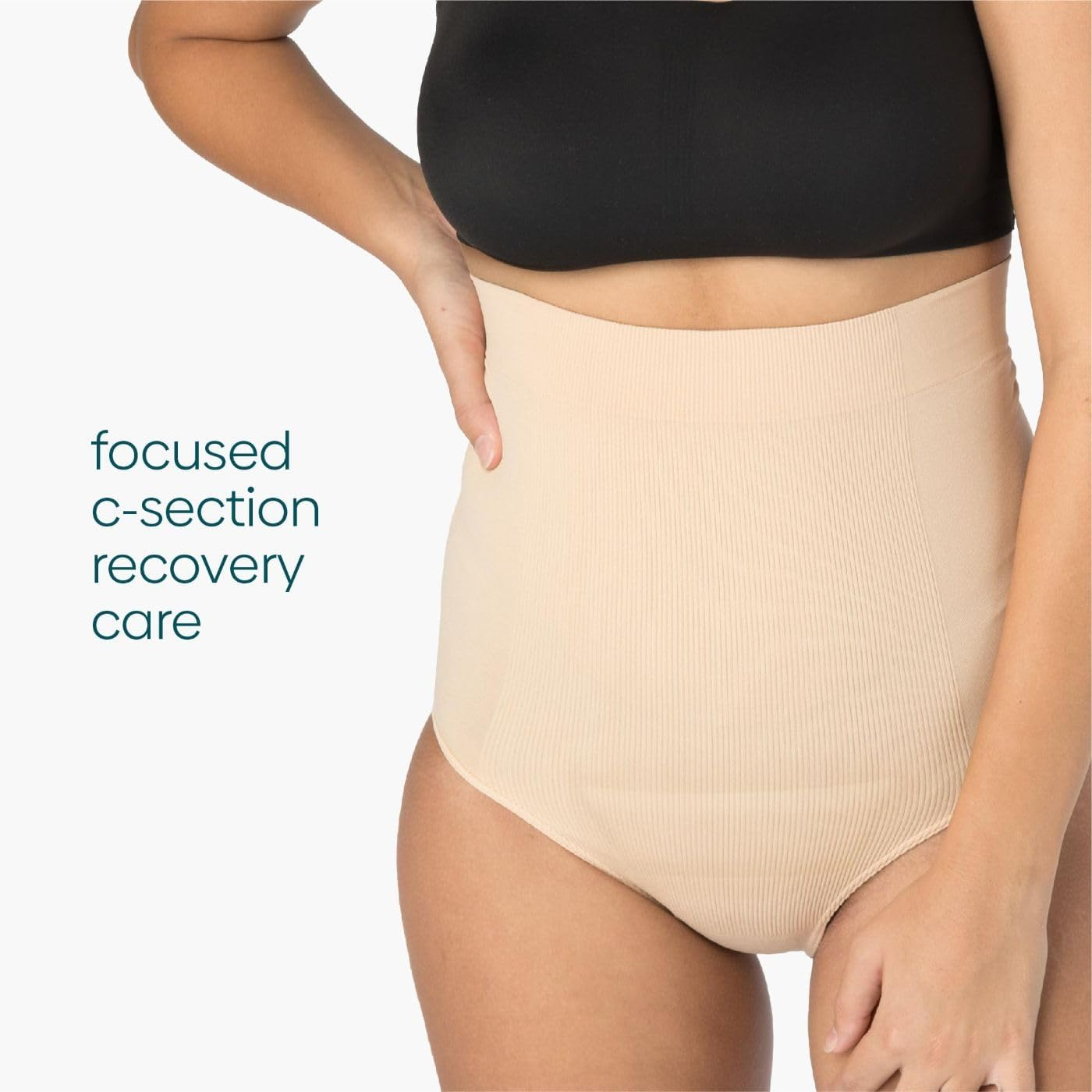 Upspring C-Panty C-Section Recovery Underwear with Silicone Panel for Incision Care image number 7