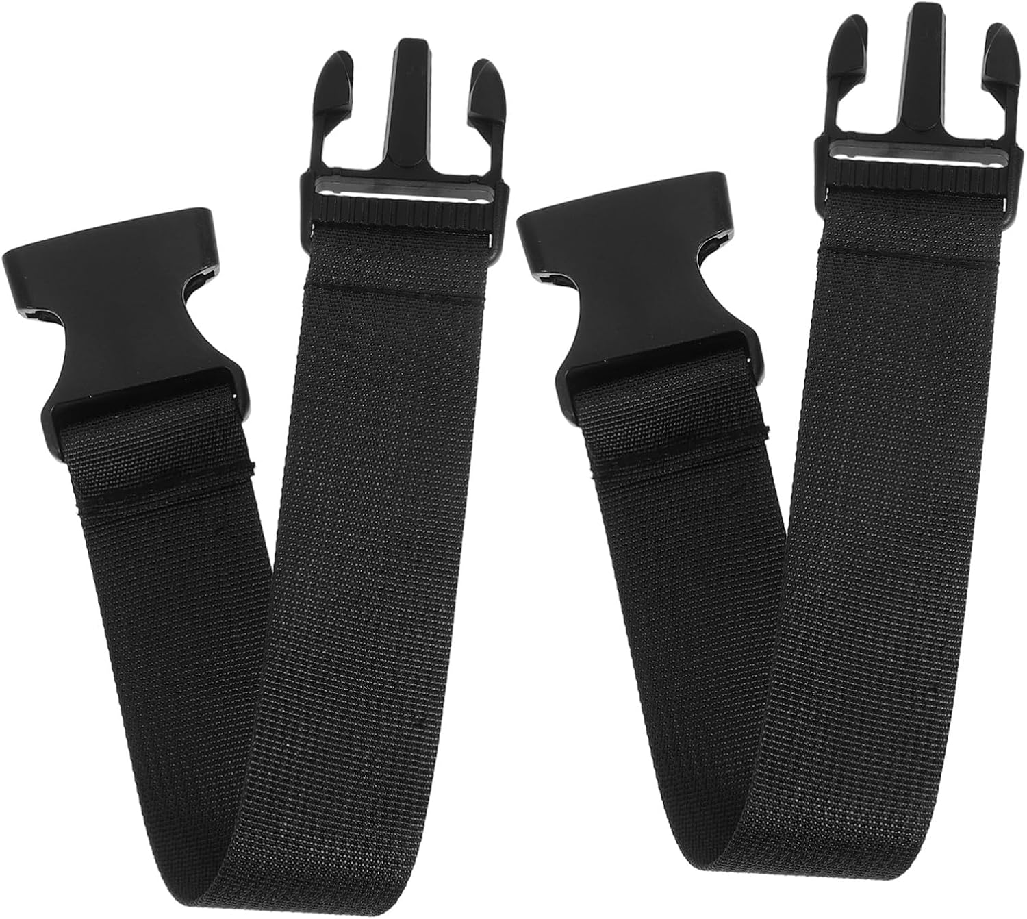 LOLIPPYY 2Pcs Outdoor Storage Extension Strap Black for Hiking and Travel Bag Extender Chain Strap Extender for Fanny Packs image number 6