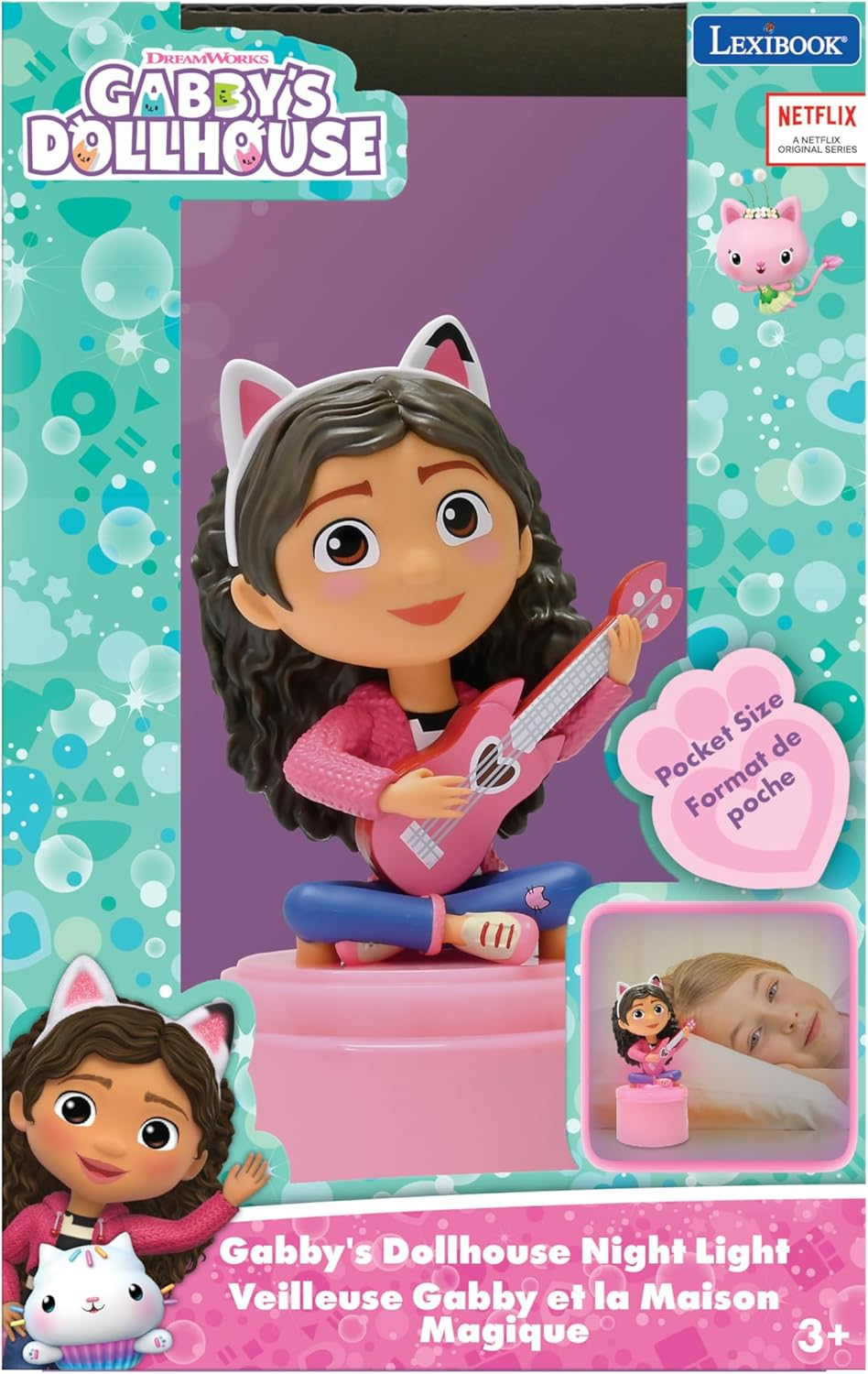 Lexibook Gabby 3D Nightlight with Soft White Light image number 2