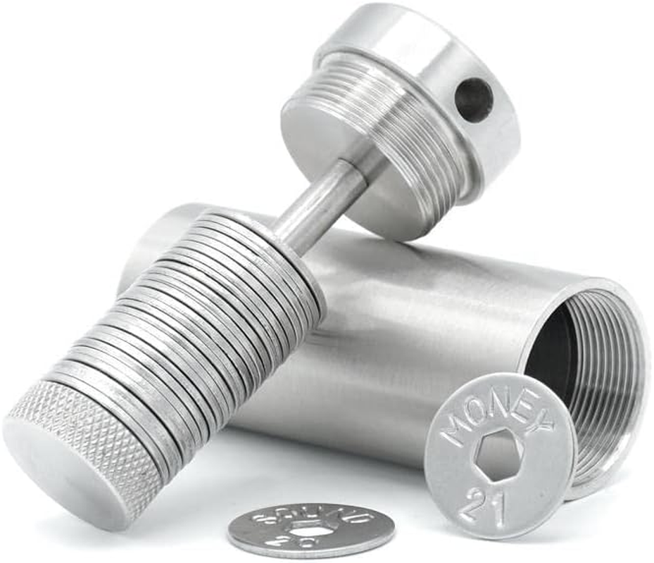 SEEDOR Safe Bitcoin Steel Wallet, Seed Backup for Hardware Wallet, Crypto Wallet Steel, Recovery Phrase Offline Cold Storage, Bitcoin Wallet Capsule, Password Safe Stainless Steel, Includes 28 image number 4