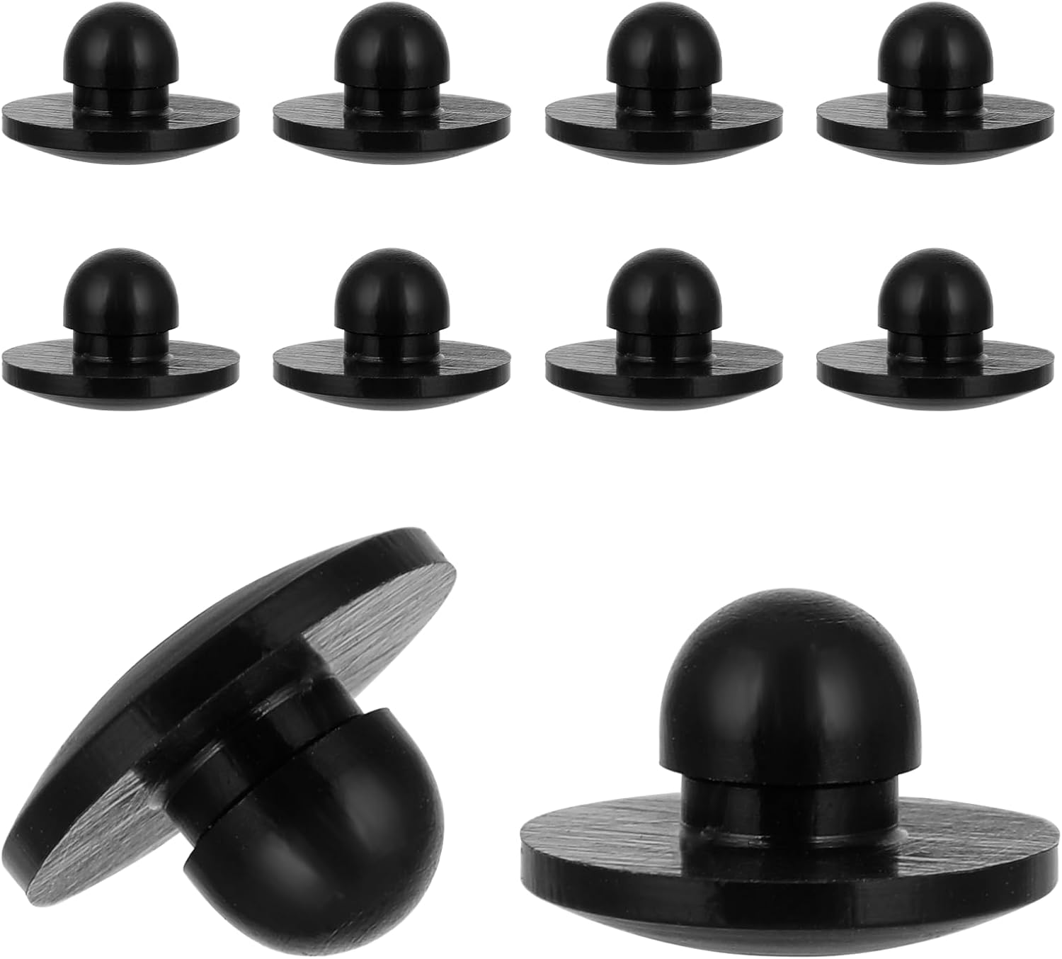 10Pc Silicone round Snap-In Locking Furniture Hole Plugs - 5Mm Rubber Plugs for Screw & License Plate Holes image number 3