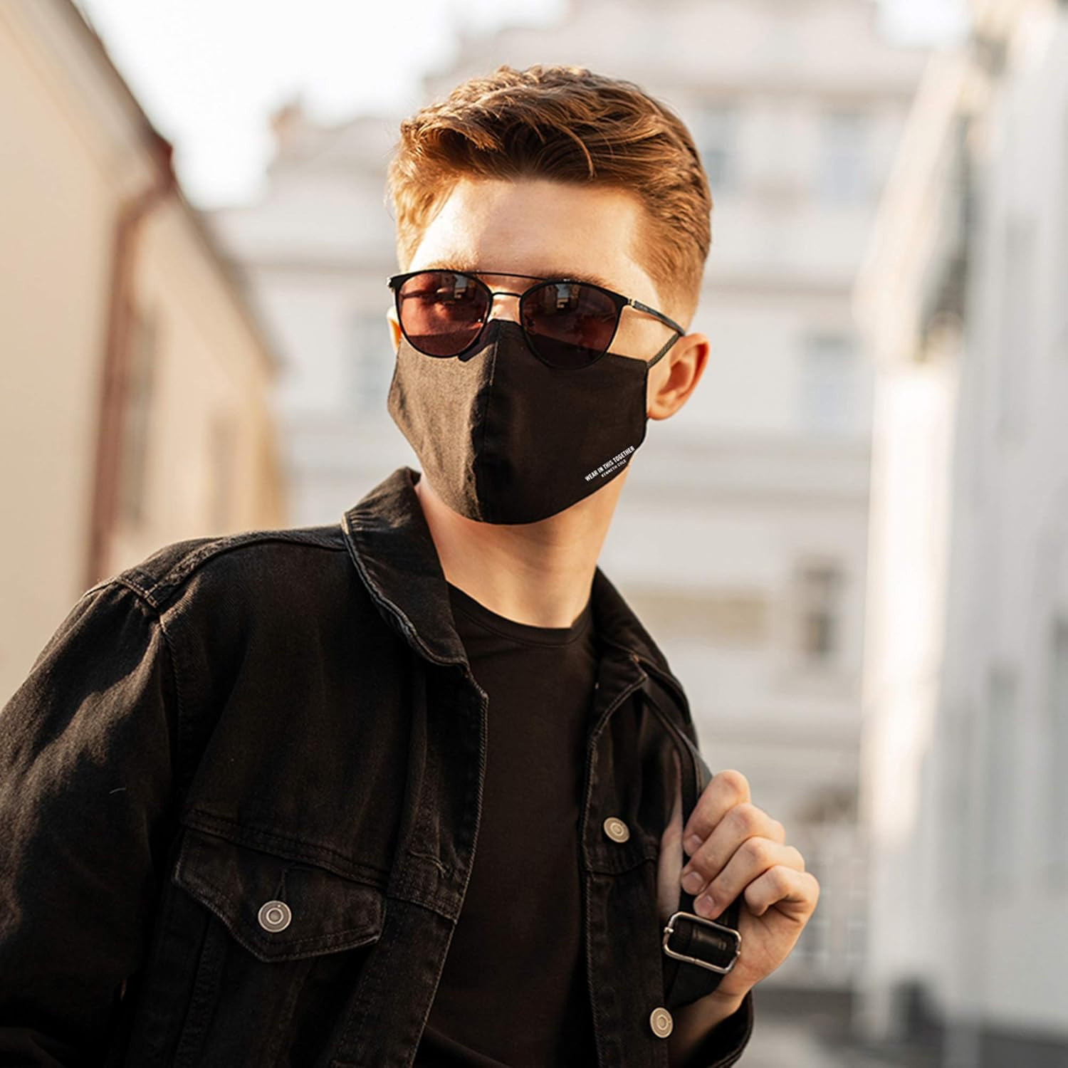 Kenneth Cole Face Mask with Heiq V-Block and Smart Temp - the Perfect Mask That Fits Your Active Lifestyle (Pack of 3) image number 1