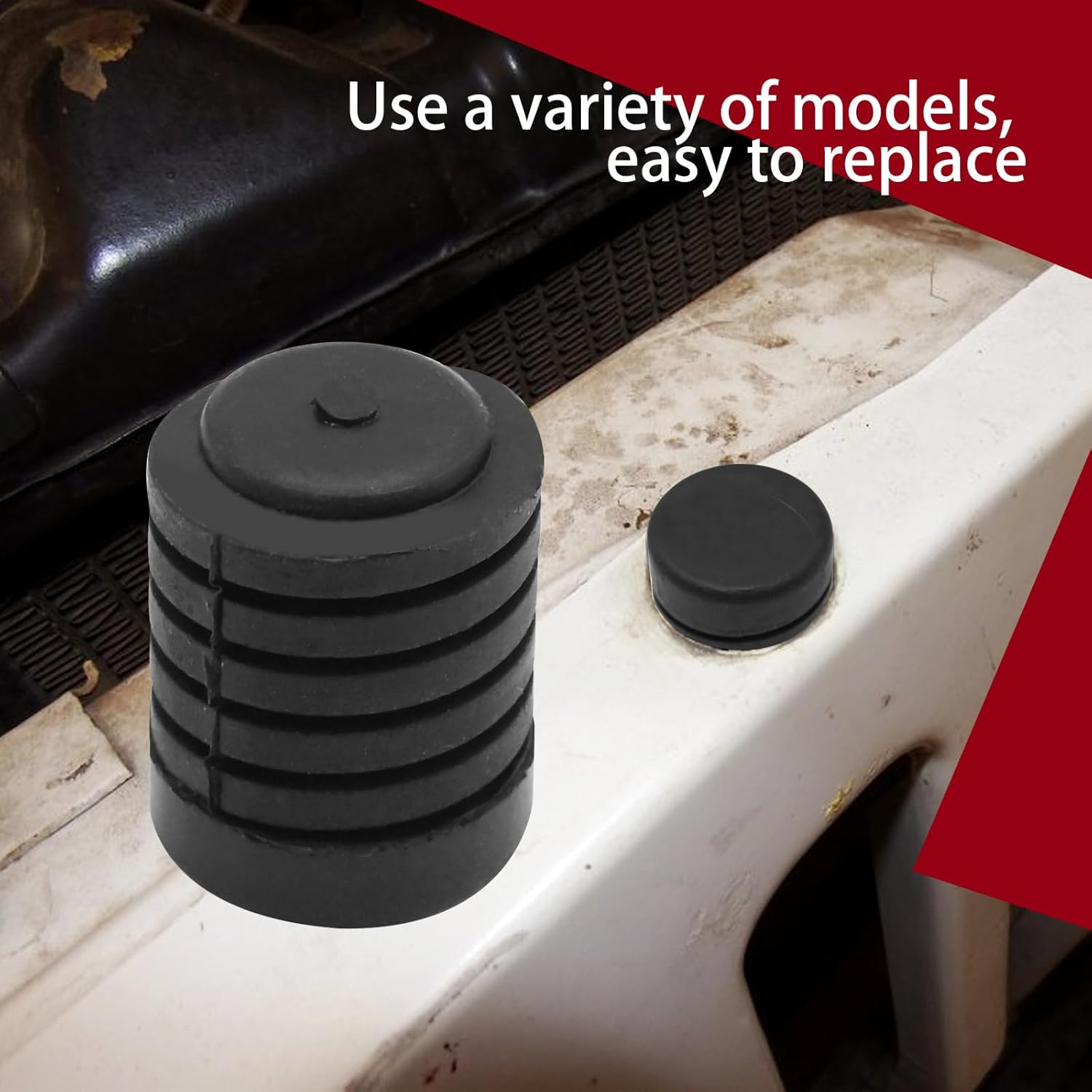 Laffoonparts 2PCS Bonnet Adjusting Bumper Rubber Stops Buffers, Replacement for Nissan Patrol GU Y61 90878-2L700 908782L700 image number 4