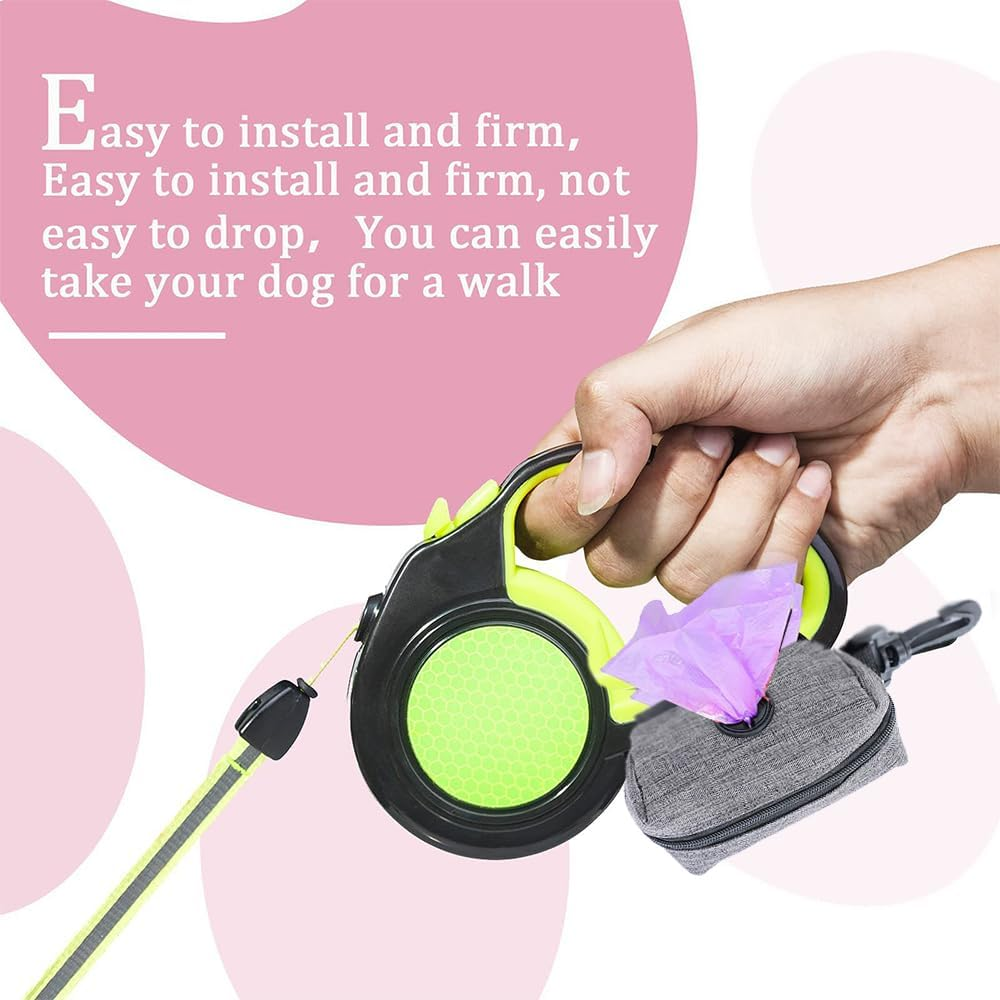 Visxcnu Pack of 2 Dog Waste Bag Dispenser, Fabric Waste Bag Dispenser for Dogs, Dog Waste Bag Dispenser, Zip Pet Dog Waste Bag Dispenser, Fits Any Dog Lead for Walking image number 5