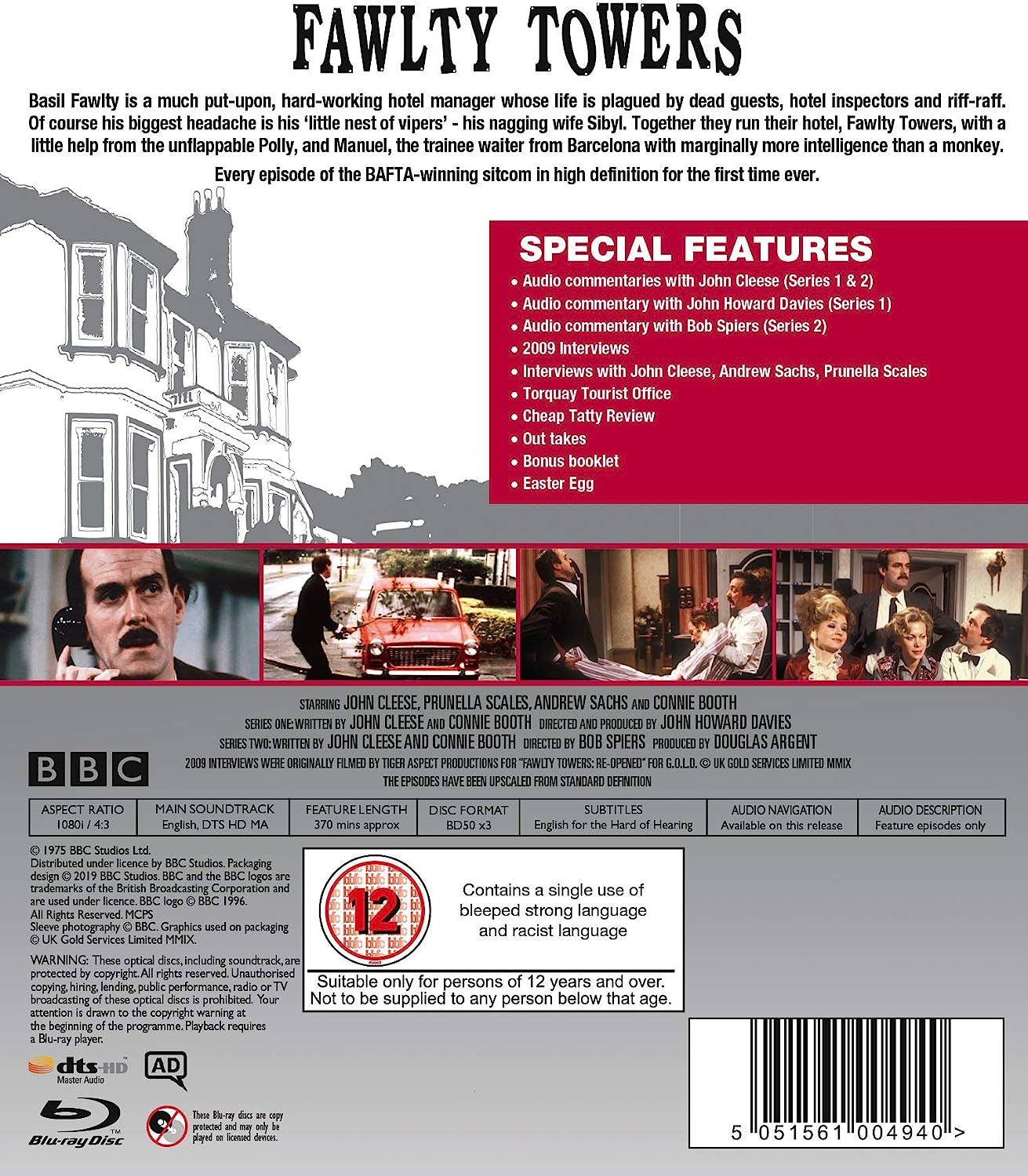 Fawlty Towers - the Complete Collection [Blu-Ray] [2019] [Region Free] image number 3