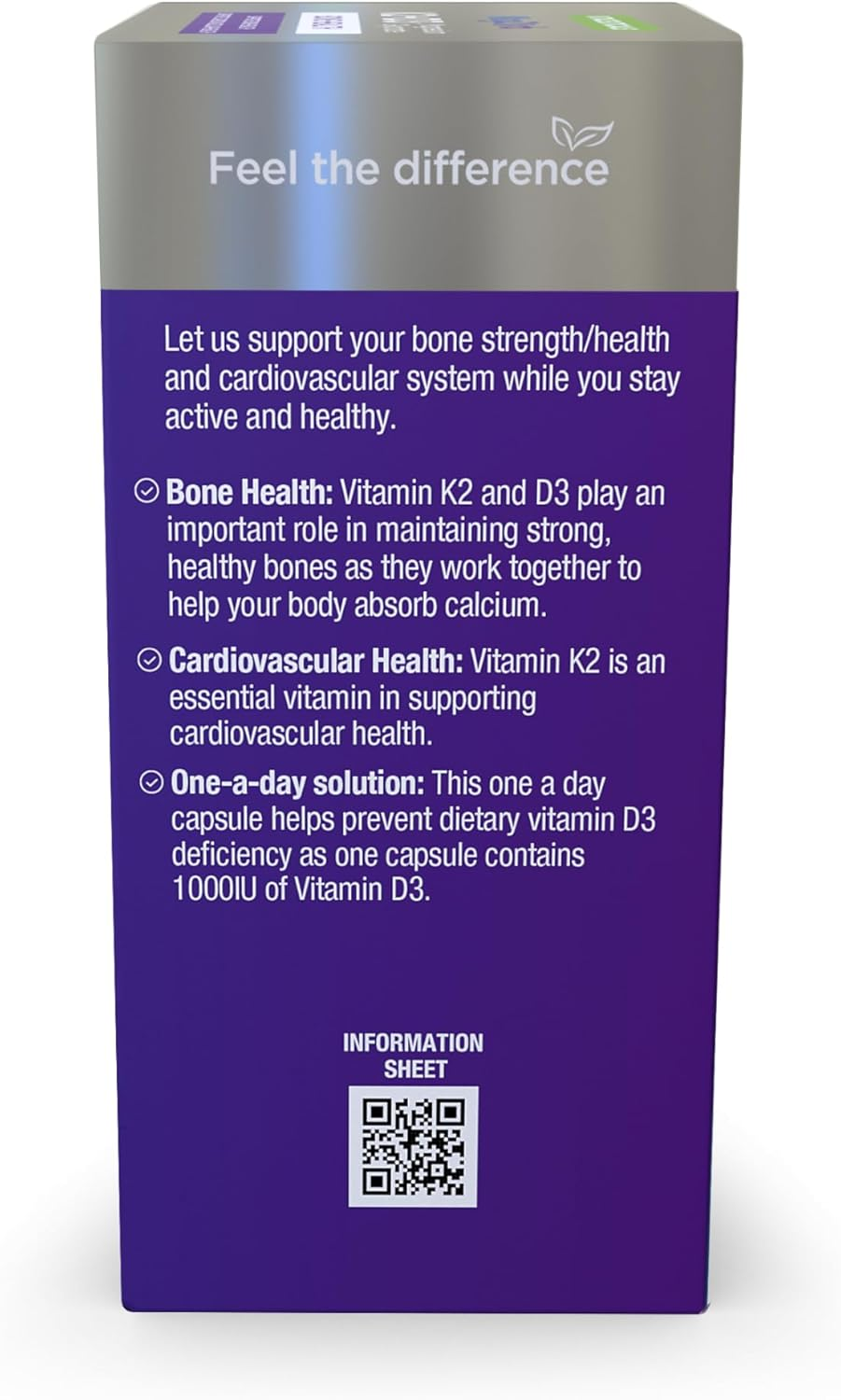 Magzorb K2 + D3 + Magnesium by Vitaceuticals | Daily Support for Bones, Heart, Muscles & Immunity | 60 Tablets | Made in Australia