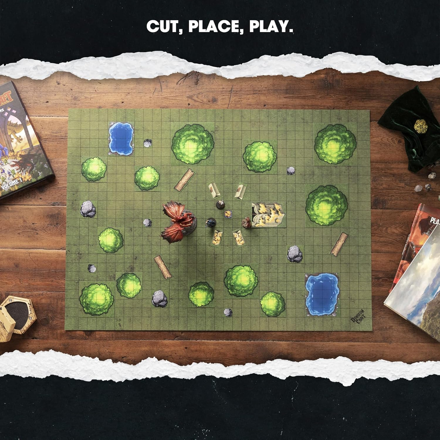 Dungeon Craft Board Game: Volume 1 Loose Leaf inside a Custom Box, Water Resistant, Dry Erase by 1985 Games image number 6