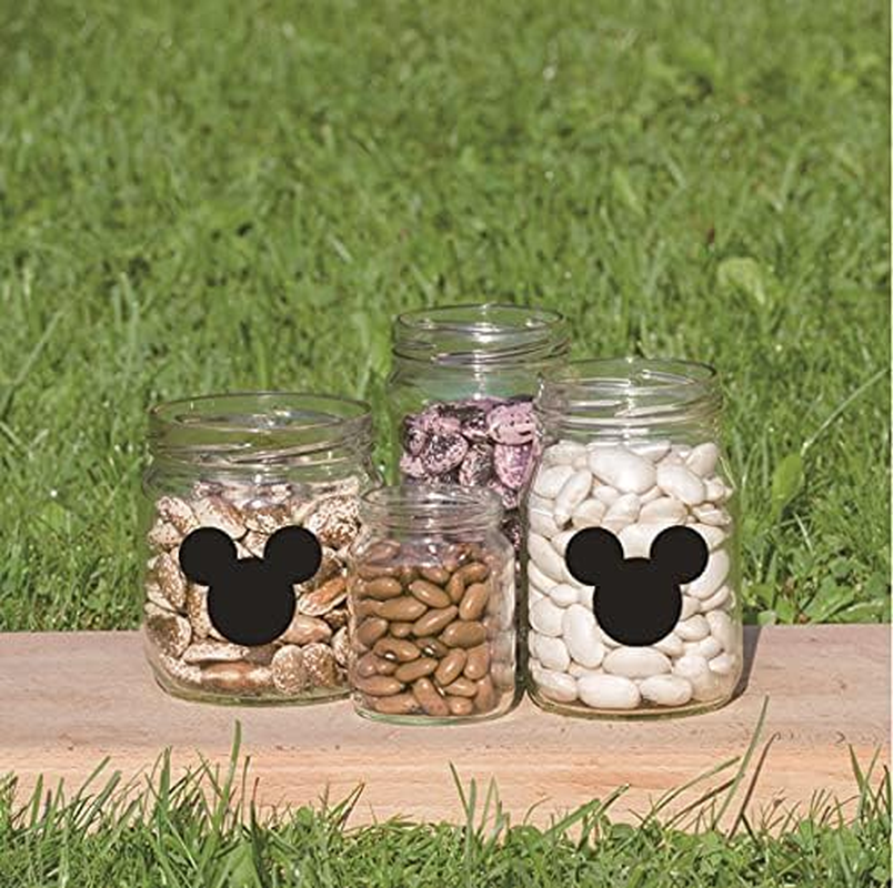 HORNO Cartoon Wall Sticker,Cute Animal Wall Art Easy Removable(Black) image number 1