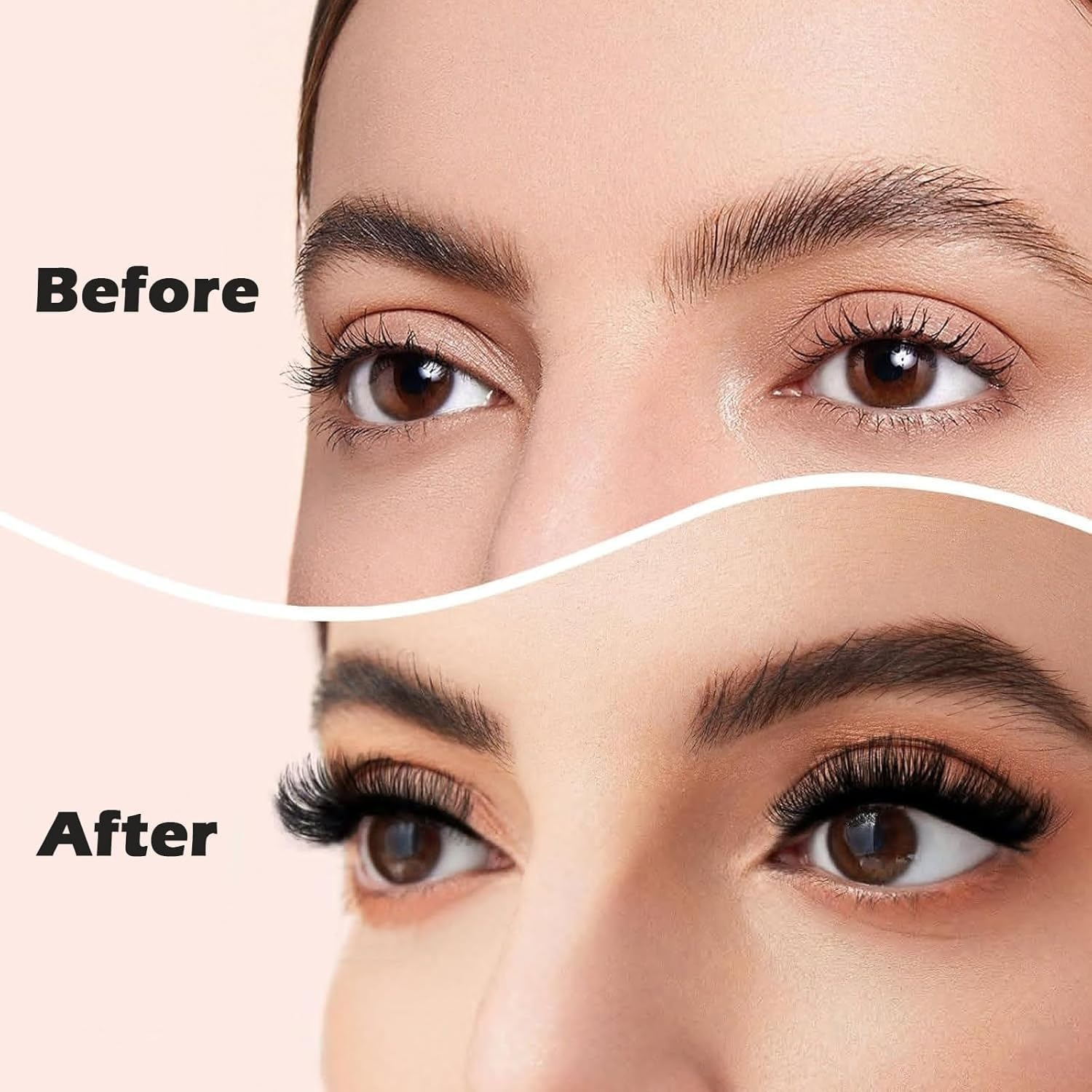 168Pcs 9-12Mm Naturals Lash Extension Kit, Fluffy Individual Lashes Extension, Natural Lash Clusters Natural Look Eyelash Clusters Thick Dramatic Black Band Eyelash Extension False Eyelashes image number 1