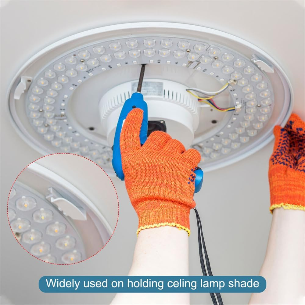 3Mm Lamp Shade Clips for Ceiling Flush Mount, 10Pairs Fixed Buckle Light Fixture image number 2