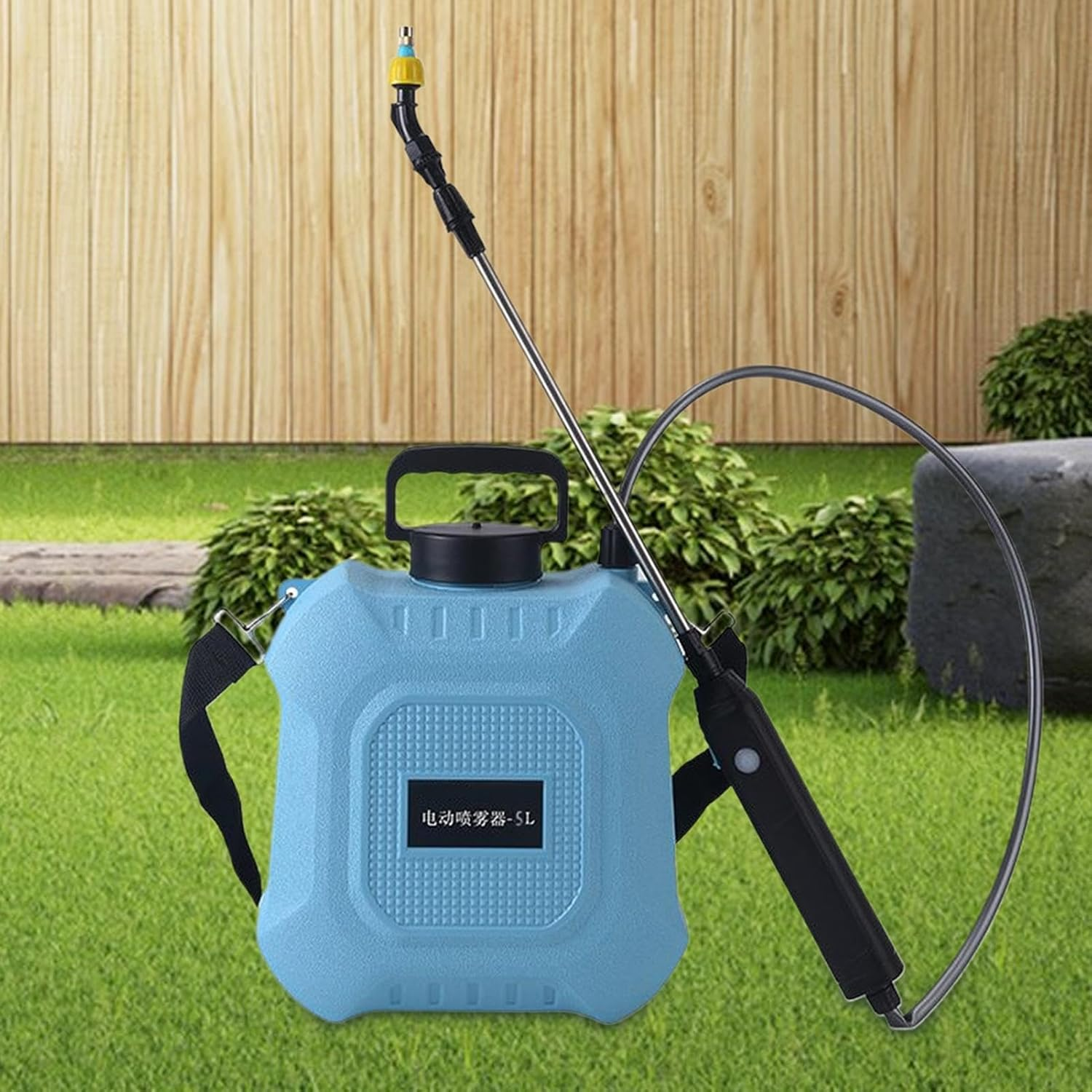 Electric Battery Powered Sprayer,5L/8L Lawn Sprayer Gardening Tools | Shoulder Type USB Rechargeable Yard Tools, Retractable Wand, Car Wash Watering Cleaning Supplies - 8L image number 2
