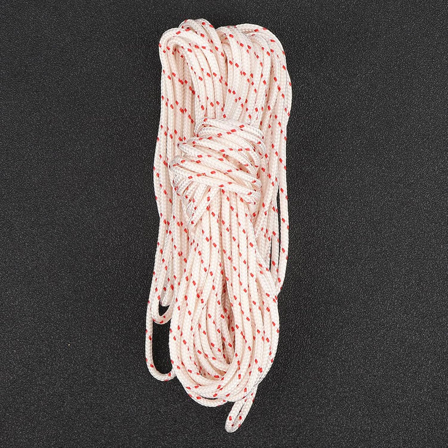 Hyuduo 3Mm Starter Rope, 10M Lawn Mower String Trimmer Chainsaw, Fine Workmanship and High Reliability Accessory for Eater Generator, Practical Use image number 3