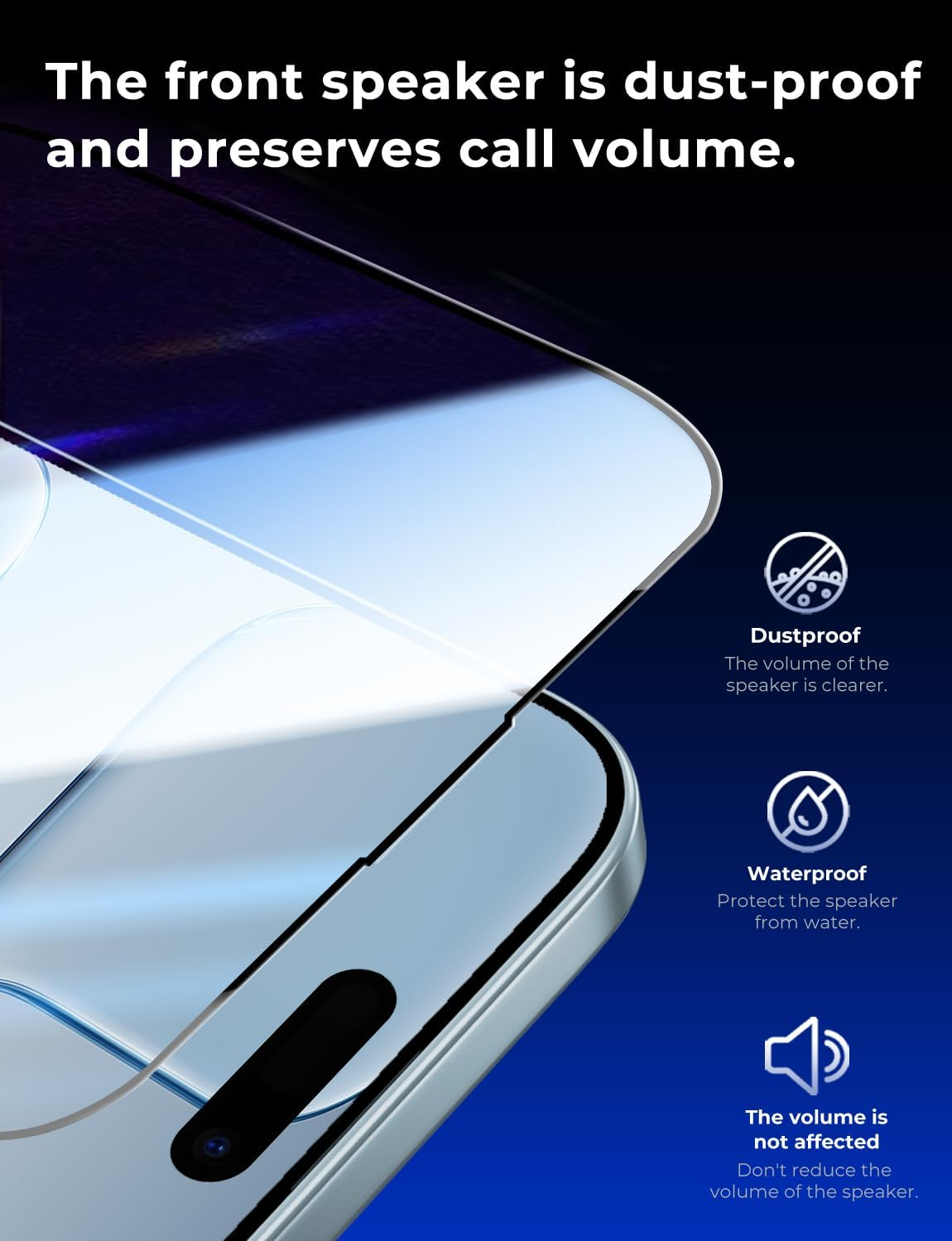 MAGIC JOHN 2 Pack for Iphone Air 6.5 Inch Tempered Glass Screen Protector, Auto Dust-Elimination, Easy Installation, Bubble Free, HD Clear