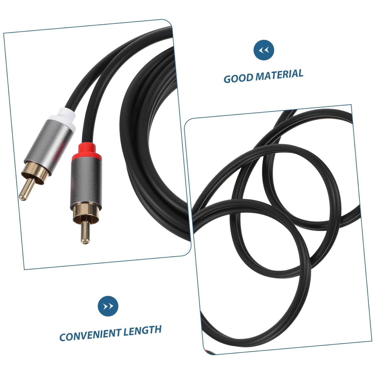 Yardenfun Audio Video Cable for Home Theater and Tv and Construction Stylish Design for Signal Transmission image number 4