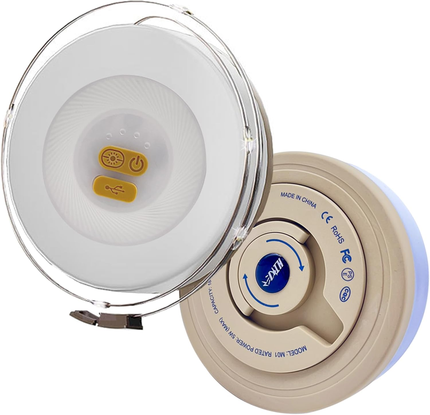 Camping String Light Lamp, 2 in 1 Rechargeable Waterproof LED Hanging Light, 32.8Ft Portable Camping Lantern for Outdoor Tent Garden Party Festival Decor