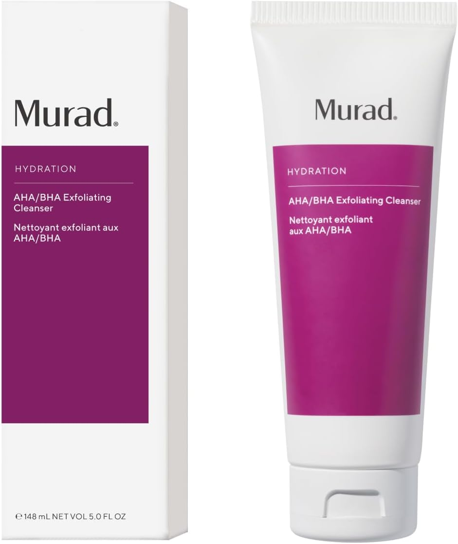 Murad AHA/BHA Exfoliating Cleanser 148 Ml - Salicylic, Glycolic & Lactic Acid Face Wash, Gentle AHA BHA Cleanser & Exfoliator with Jojoba Beads for Smoother, Brighter Skin image number 6