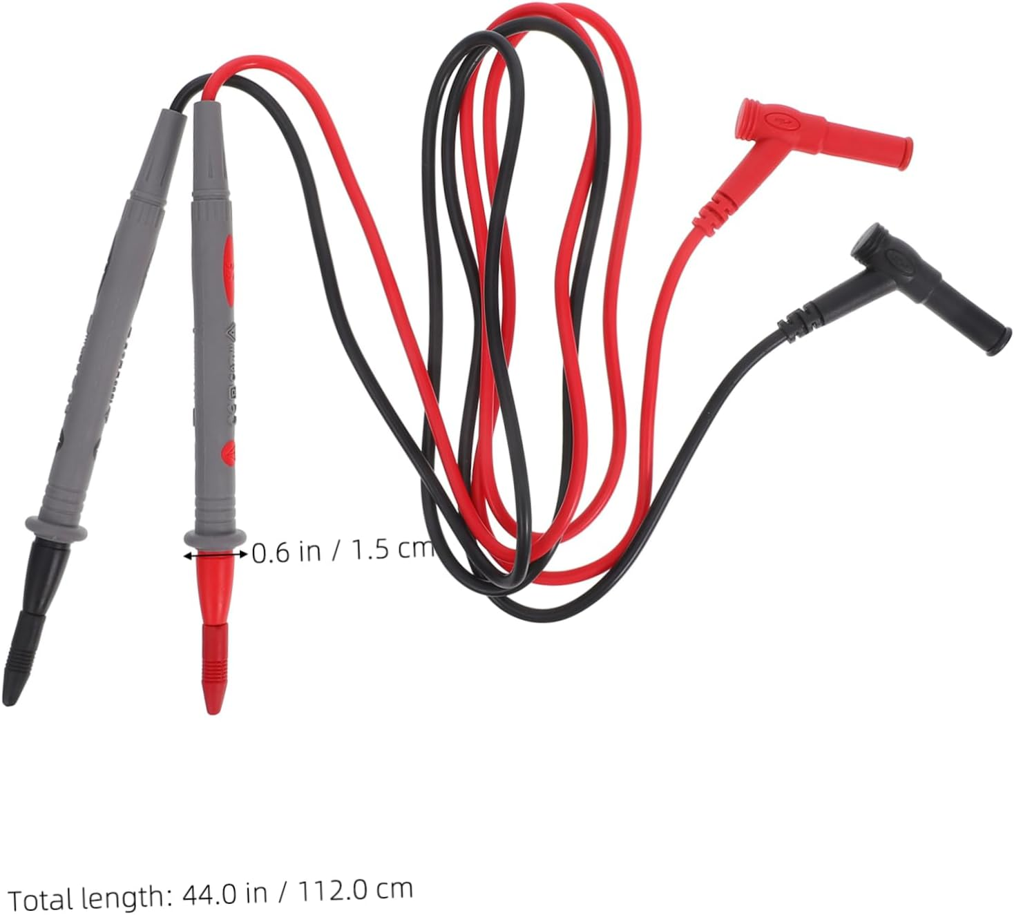 SOESFOUFU 2Pcs Multimeter Leads Test Probes Kit Banana Plug Flex Probe for Automotive image number 4