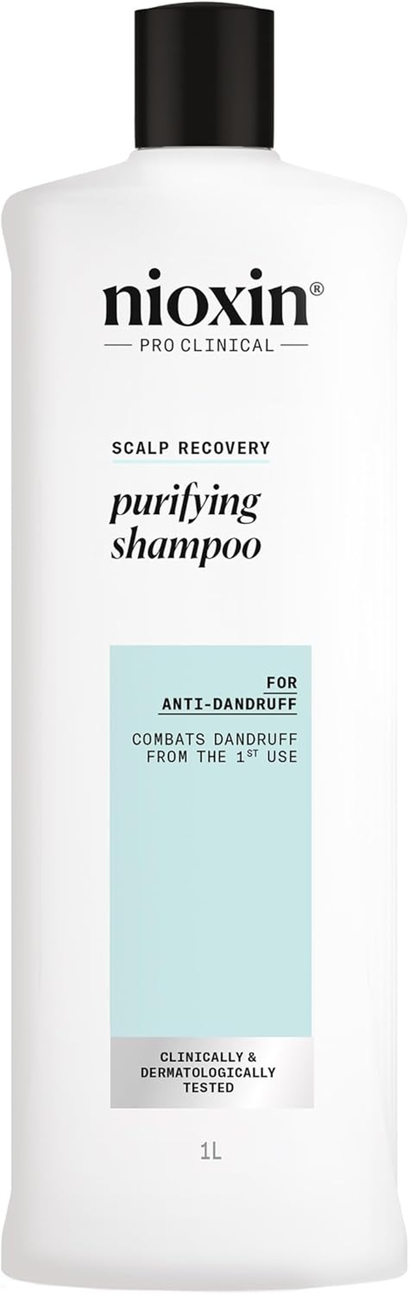 Nioxin Scalp Recovery Purifying Shampoo - Shampoo for Dandruff and Itchy Scalp, 1000Ml image number 4