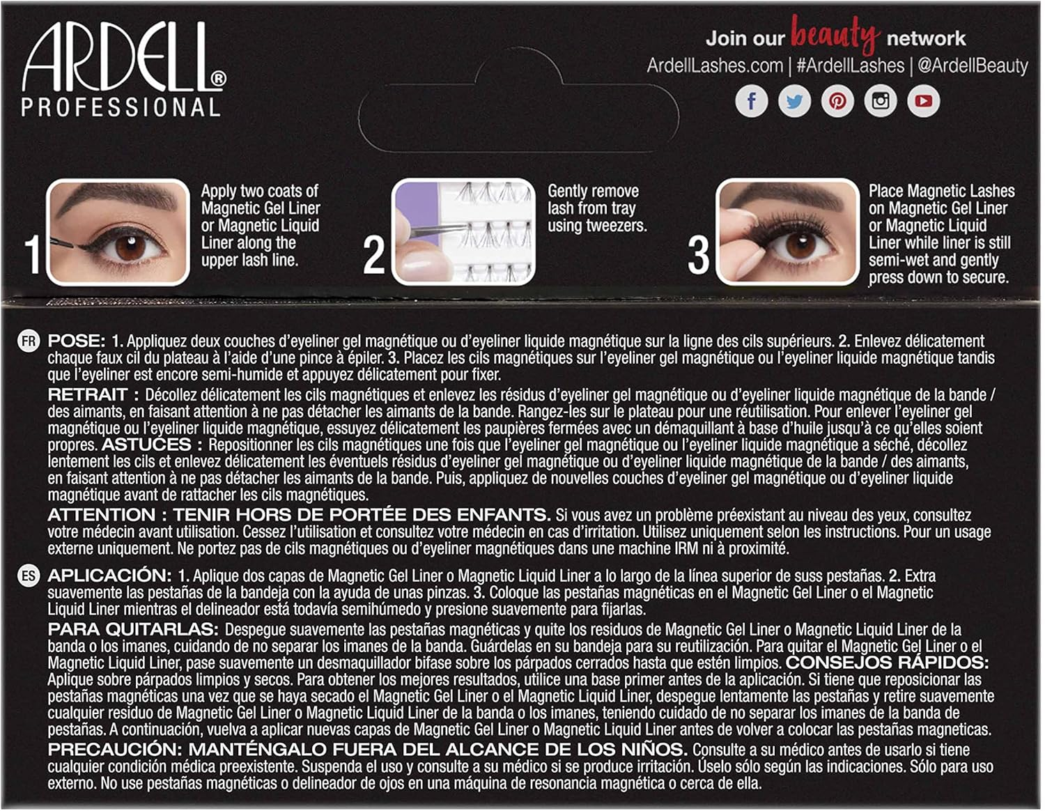 Ardell Magnetic Individuals - Long Black