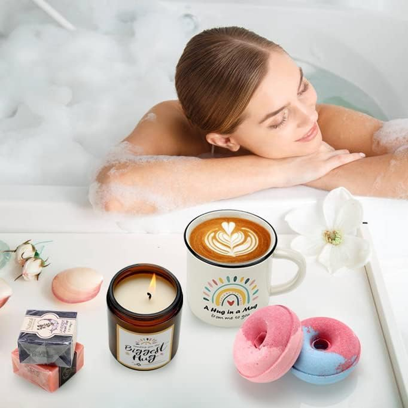 TMEOIIPY Pamper Hampers G-If-T F-Or W-Omen -Get Well Soon Gift Box Women - Self Care Package Relax Bath Gifts Women -Thinking of You Birthday G-Ift-S F-Or Her Mum Female Friend Coworker Biggest Hug image number 2