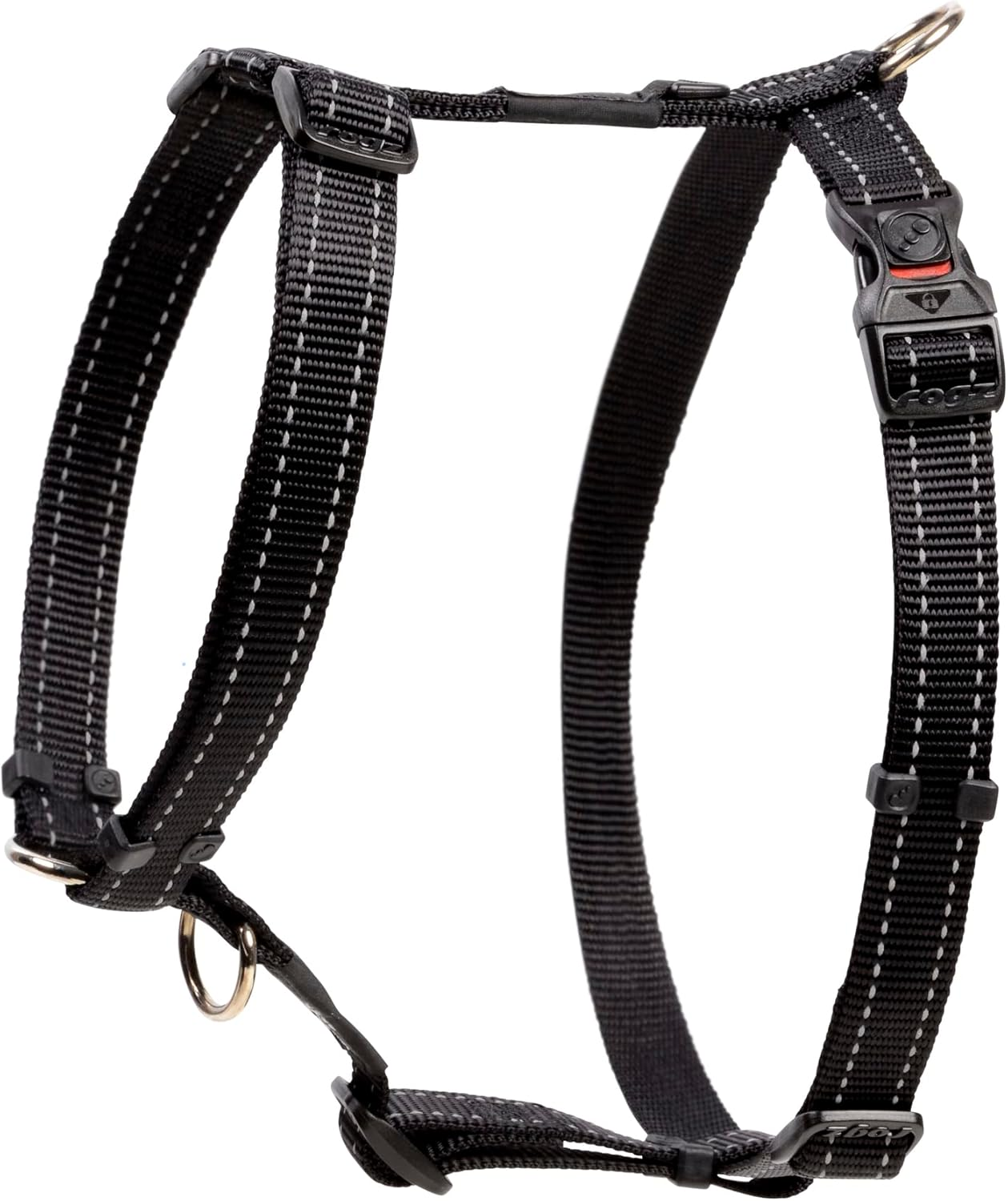 Rogz Utility Dog H-Harness, Red, Medium