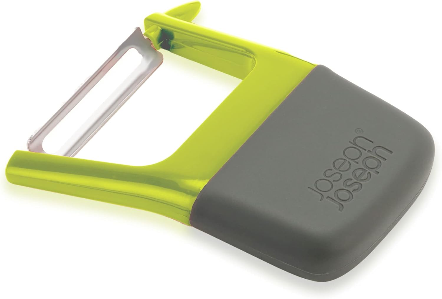 Joseph Joseph Duo Easy-Grip Straight Potato and Vegetable Kitchen Peeler, Green image number 2