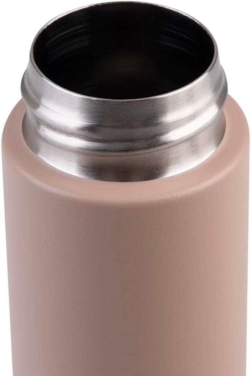 Oasis 'Skinny Mini' Stainless Steel Double Wall Insulated Drink Bottle W/Powdercoat 250Ml - Latte